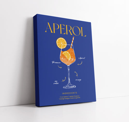 Aperol Cocktail Wall Art Print - Artrise