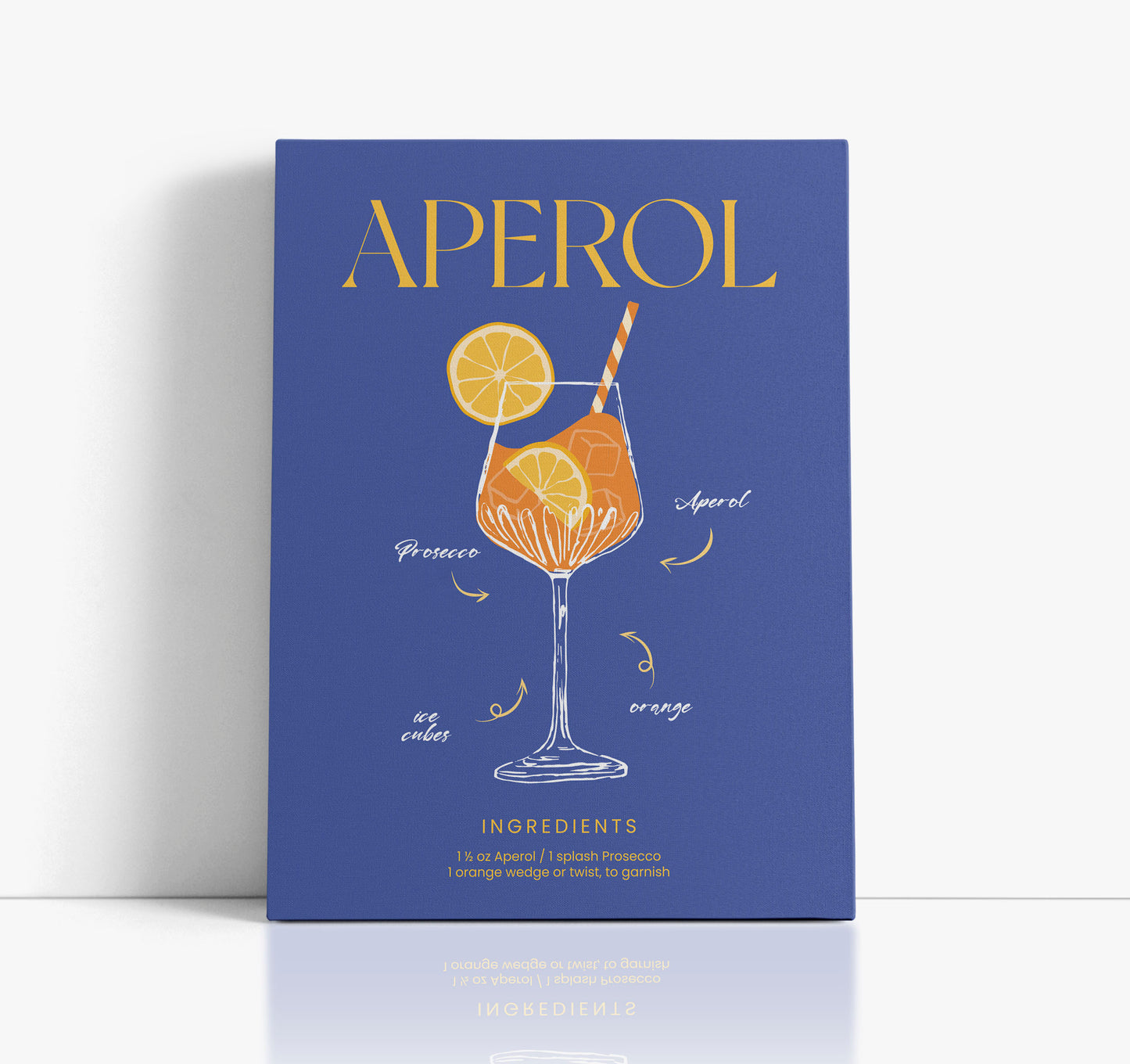 Aperol Cocktail Wall Art Print - Artrise