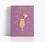 Pina Colada Cocktail Art Print - Artrise