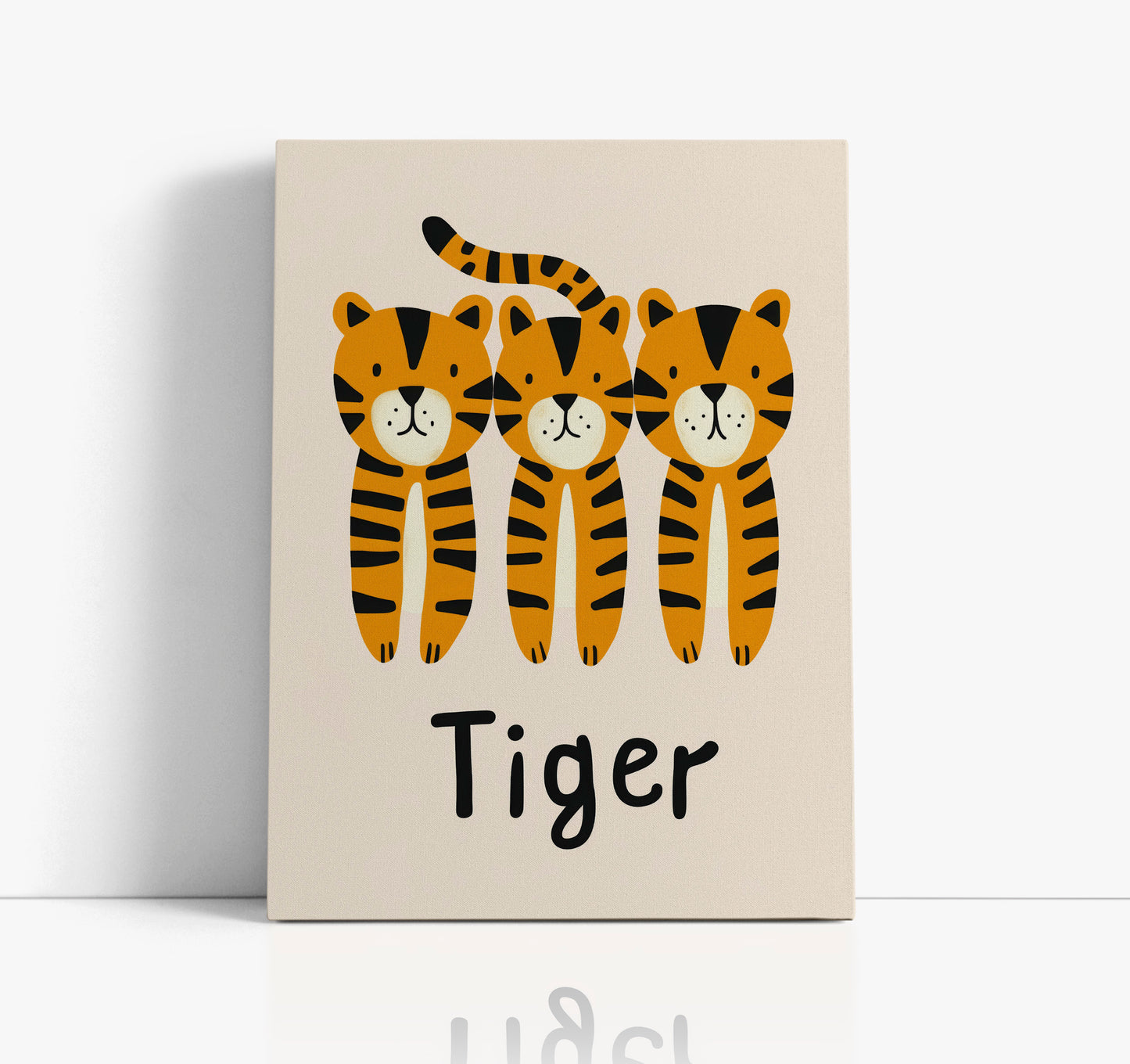 Tiger Cubs Kids Wall Art Print - Artrise