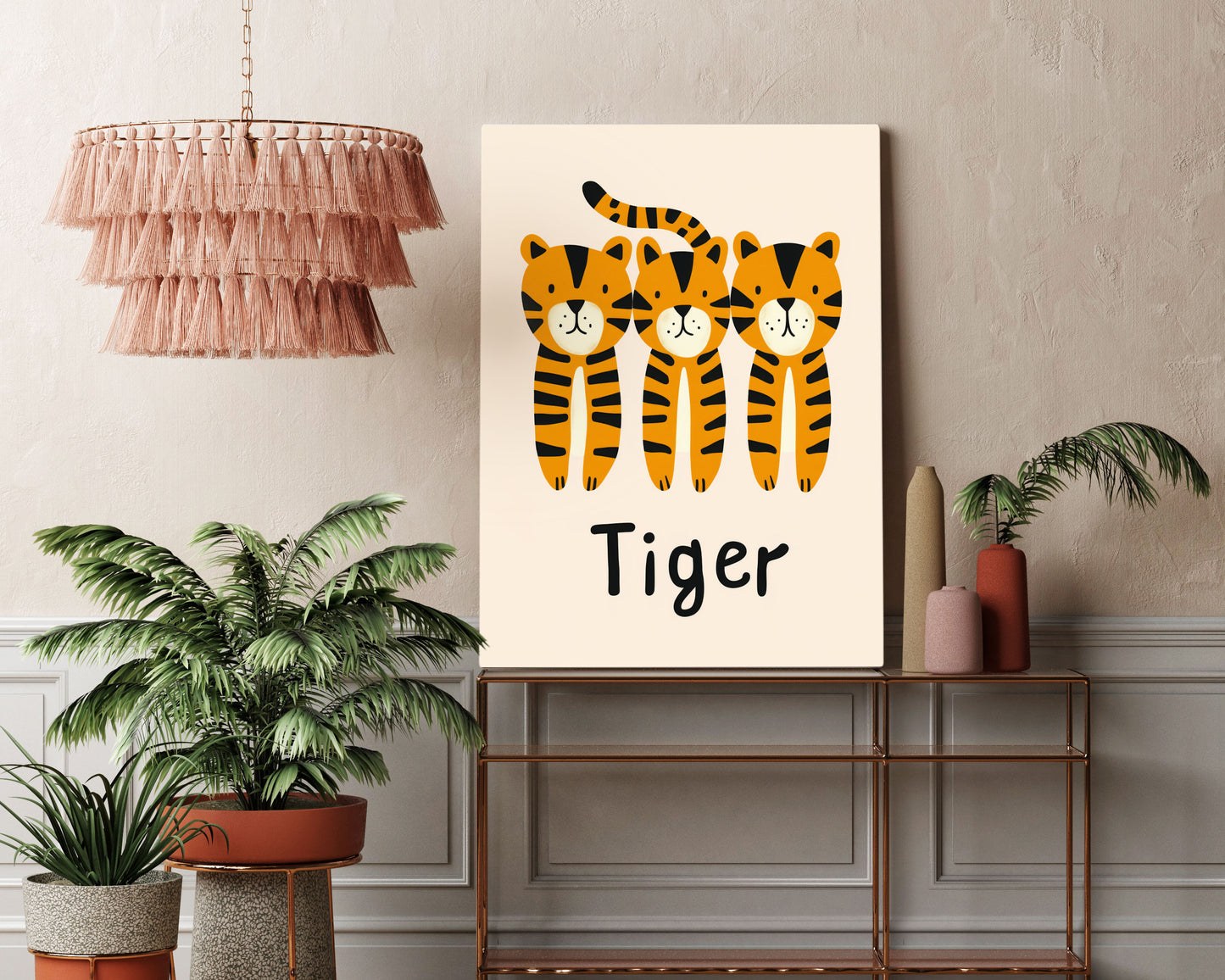 Tiger Cubs Kids Wall Art Print - Artrise