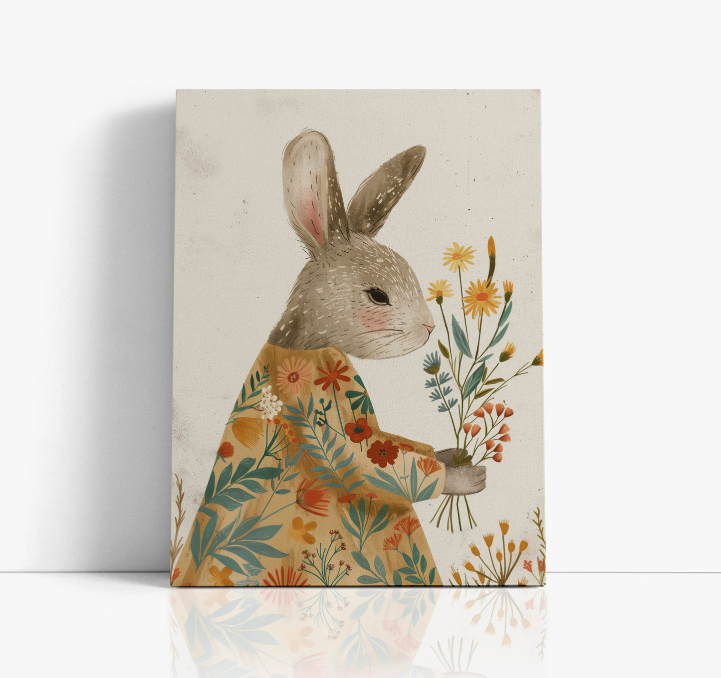 Enchanted Bunny Kids Wall Art Print - Artrise