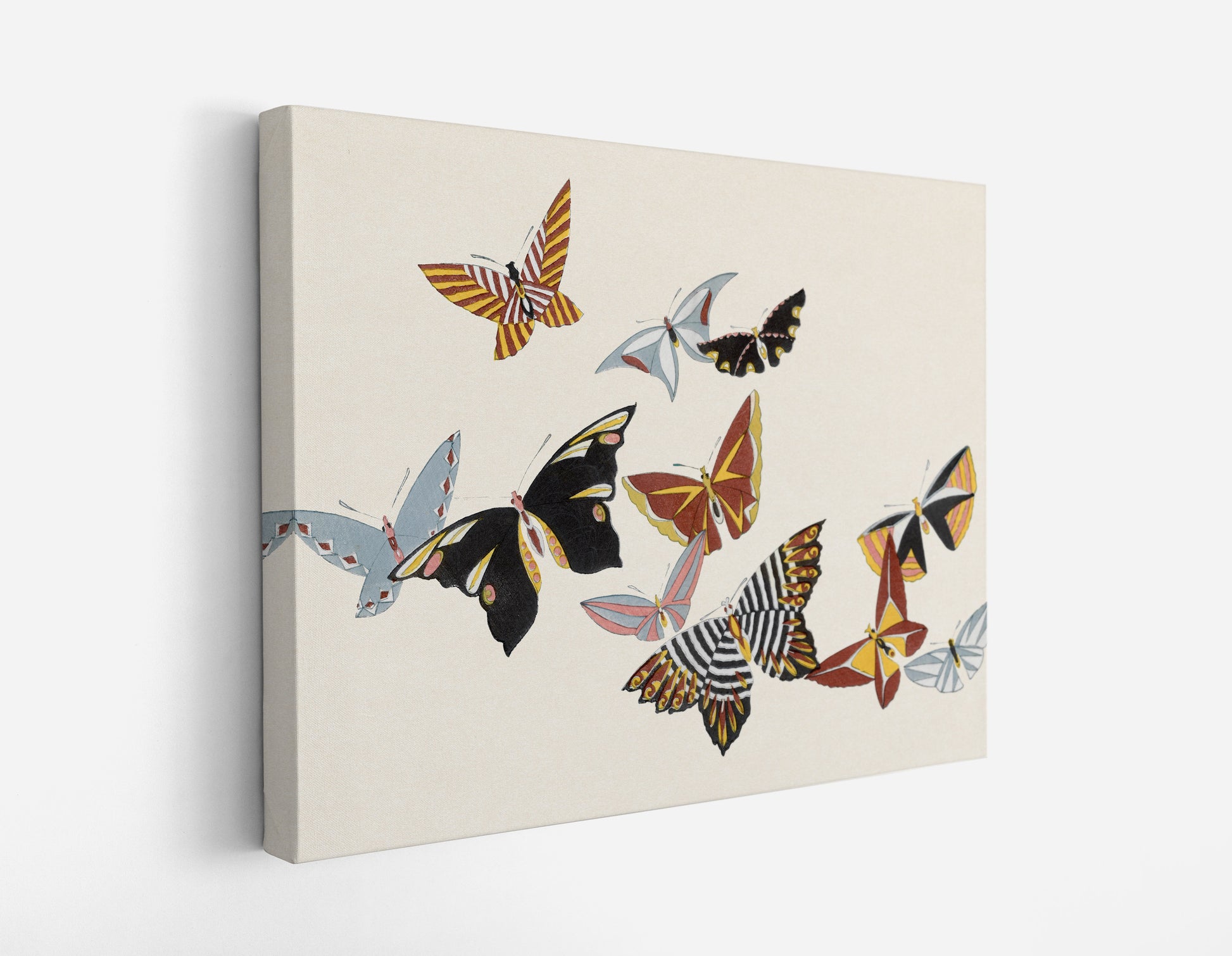 All Kinds of Butterflies, Vol.1 (1908) by Kamisaka Sekka // Wall Art Print - Artrise