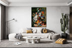 Bouquet of Flowers in an Urn (1724) Wall Art Print - Artrise