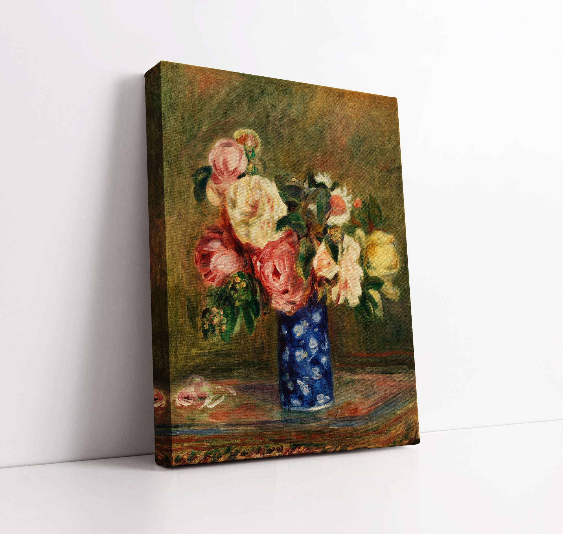 Bouquet of Roses (1882) by Pierre-Auguste Renoir Wall Art Print - Artrise