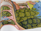 A Glimpse of Radha | Hand-Embroidered Krishna Miniature Wall Art