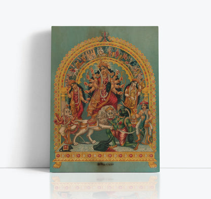 Maa Durga, West Bengal, Calcutta, India Wall Art Print - Artrise
