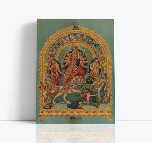 Maa Durga, West Bengal, Calcutta, India Wall Art Print - Artrise