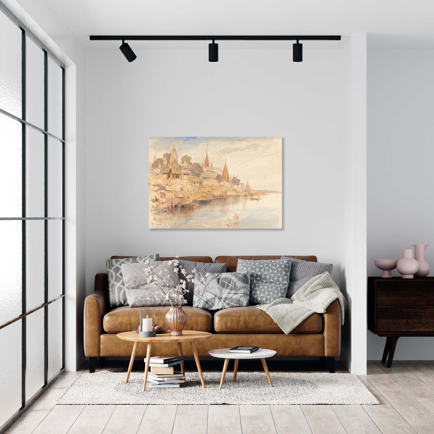 Benares by Edward Lear // Wall Art Print