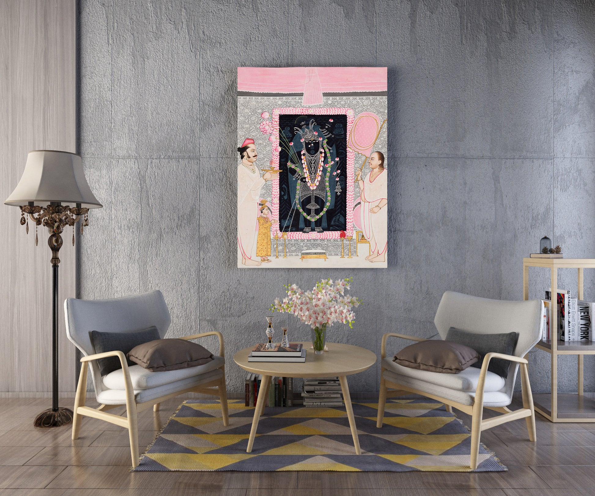 Shrinath Ji by Ghasiram Hardev Sharma // Wall Art Print - Artrise