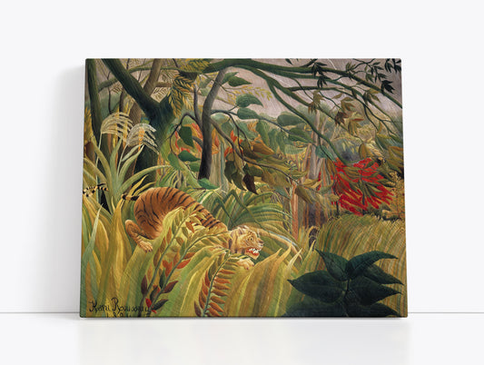 Tiger in a Tropical Storm by Henri Rousseau (1891) - Artrise