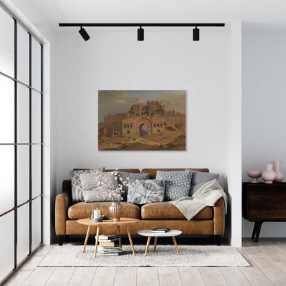 Inside the Main Entrance of the Purana Qila // Wall Art Print