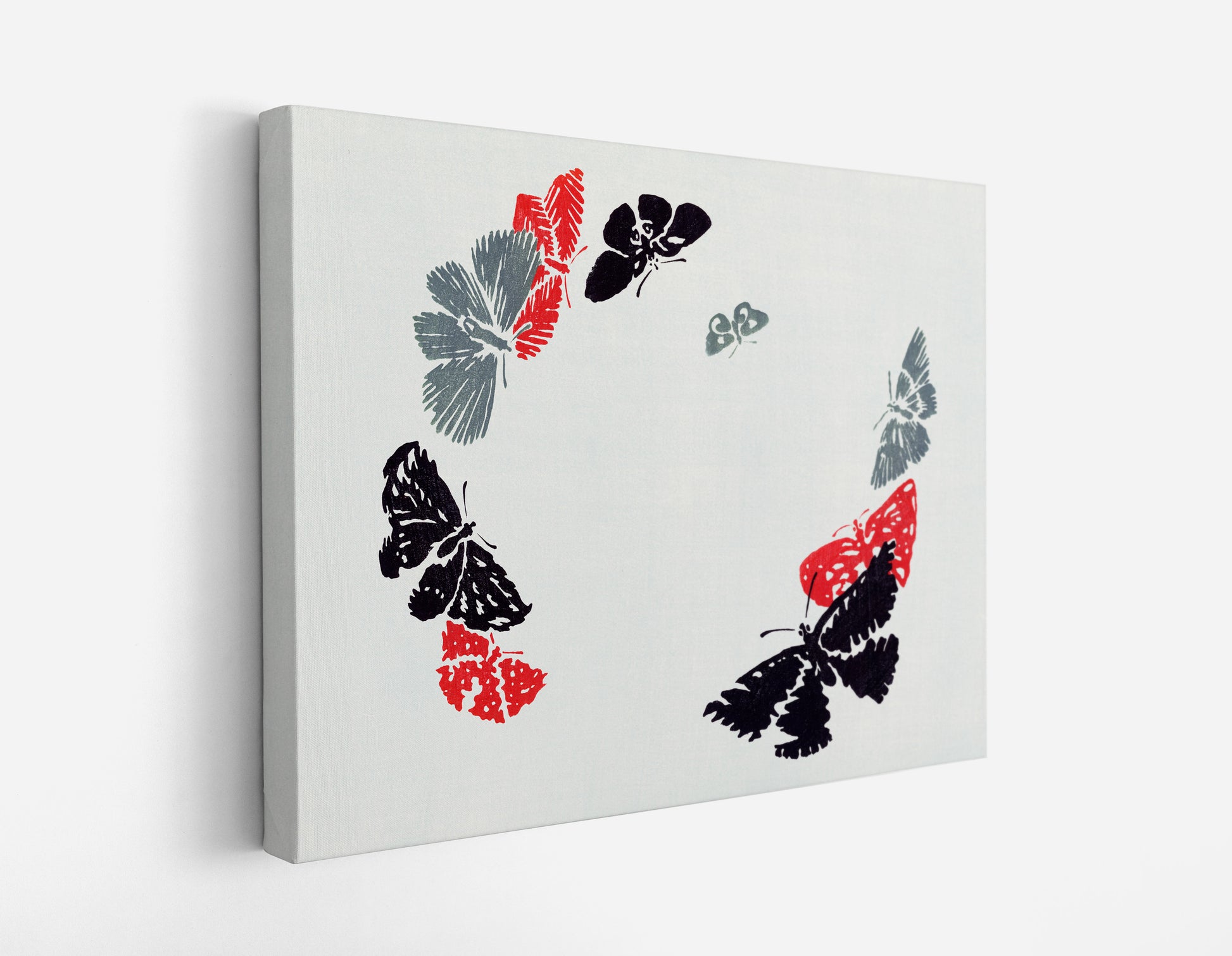 Kamisaka Sekka's  Cho senshu (One Thousand Butterflies) 1904 - 2 // Wall Art Print - Artrise