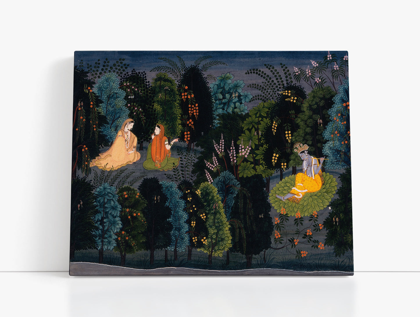 Radha Krishna Night Time Landscape - Artrise