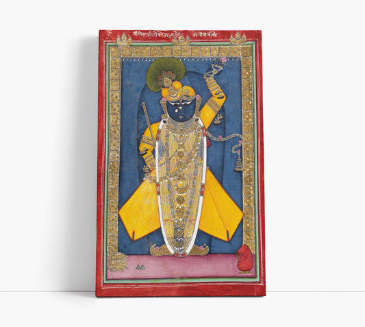 Krishna in the form of Shrinath Ji (1840, Nathdwara, India) // Wall Art Print - Artrise