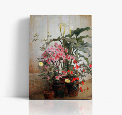 Side of a Greenhouse (ca. 1870) Wall Art Print - Artrise