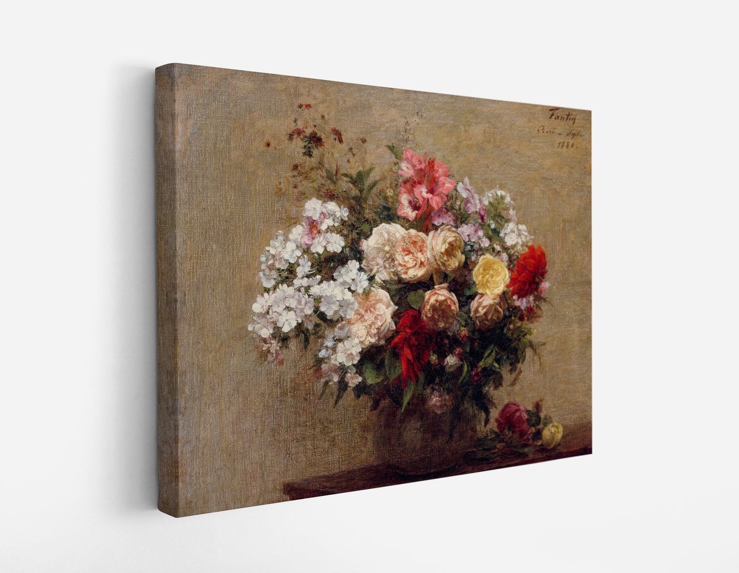 Summer Flowers (1880) by Henri Fantin–Latour Wall Art Print - Artrise