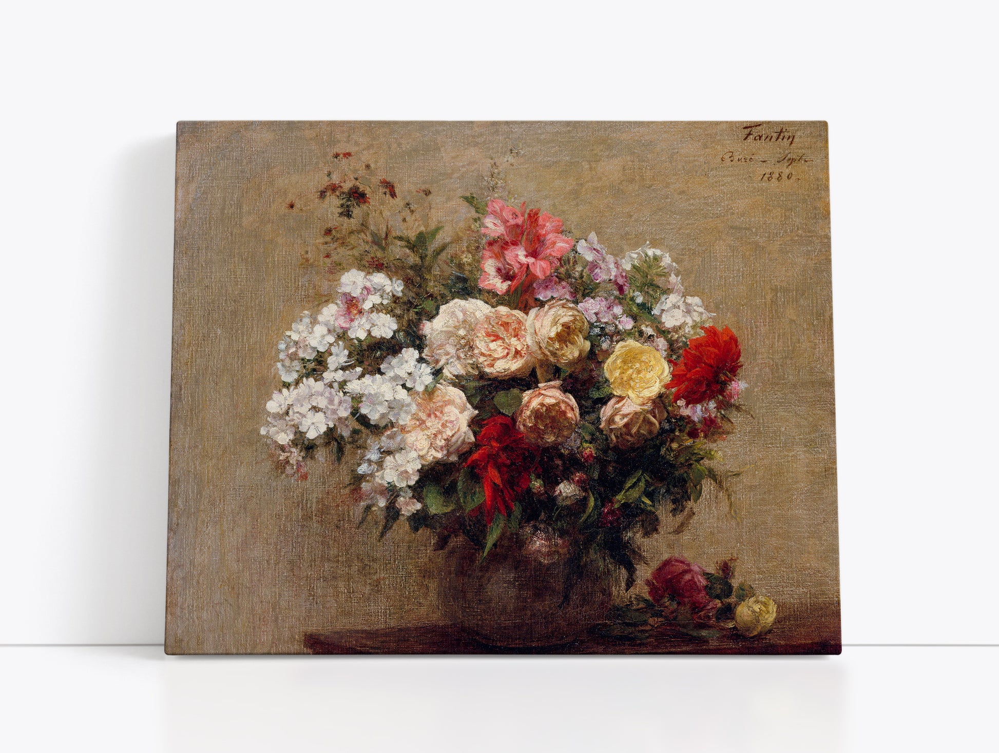 Summer Flowers (1880) by Henri Fantin–Latour Wall Art Print - Artrise