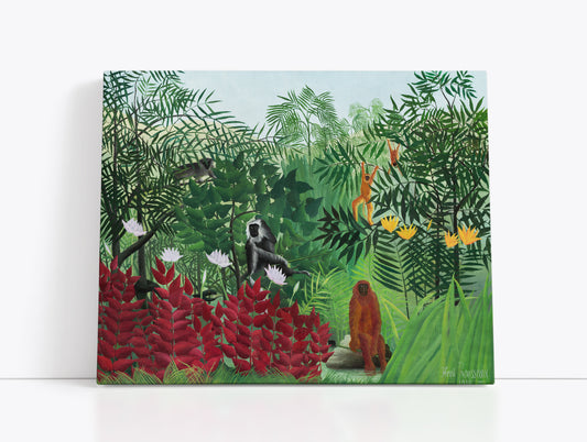 Tropical Forest With Monkeys by Henri Rousseau - Artrise