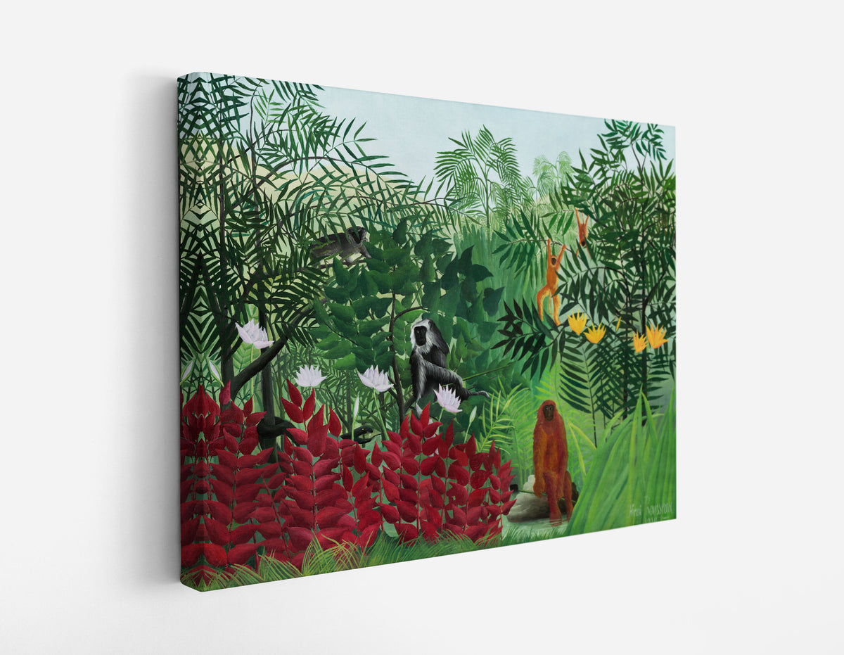 Tropical Forest With Monkeys by Henri Rousseau - Artrise