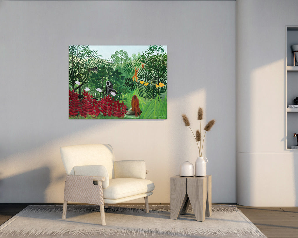 Tropical Forest With Monkeys by Henri Rousseau - Artrise