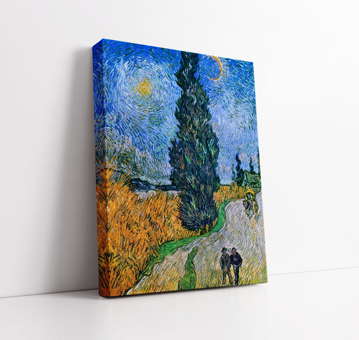 Road with Cypress and Star (1890) by Vincent Van Gogh - Artrise