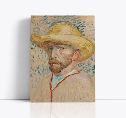 Vincent Van Gogh's Self-Portrait with a Straw Hat (1887) - Artrise