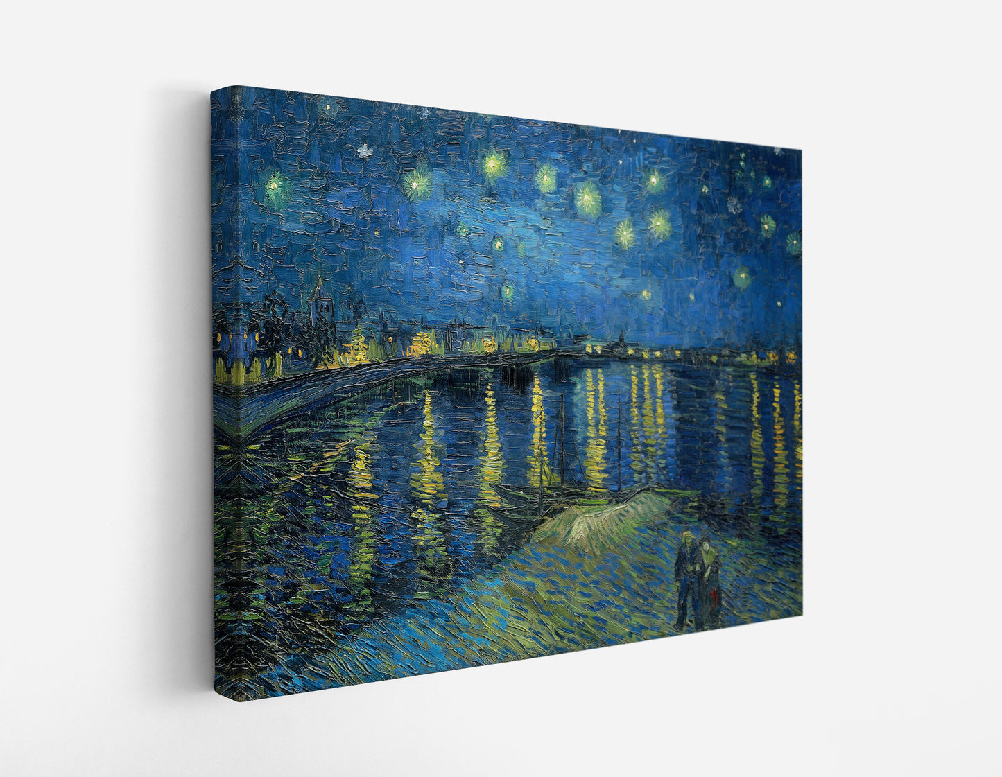 Starry Night Over the Rhone (1888) by Vincent Van Gogh - Artrise