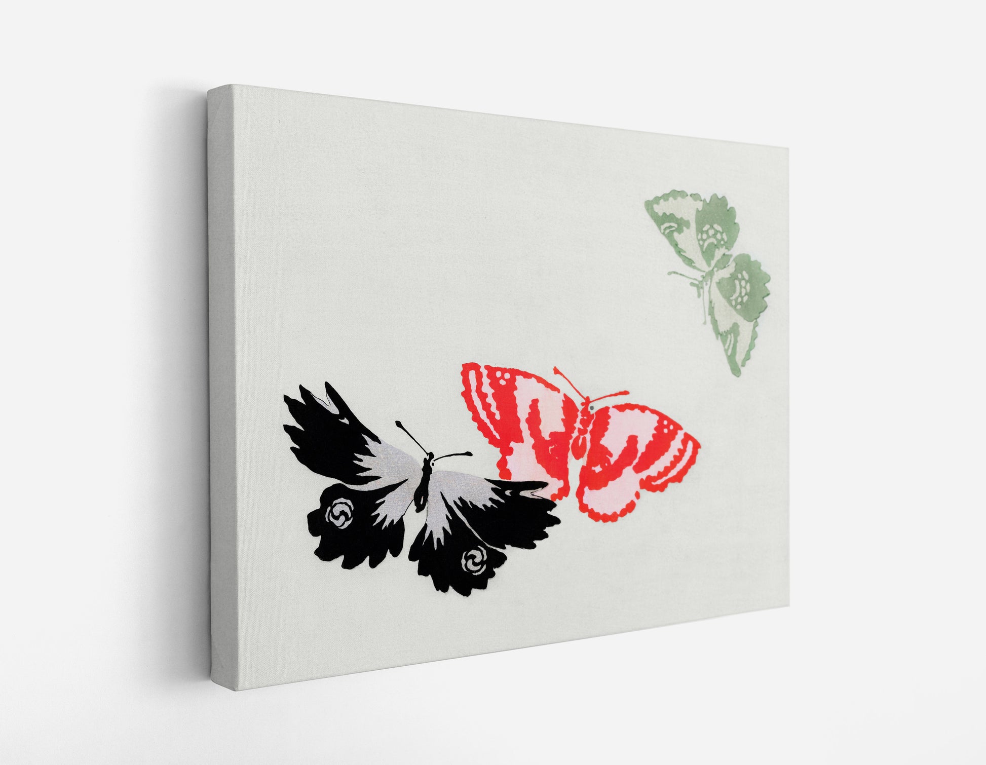 Kamisaka Sekka's  Cho senshu (One Thousand Butterflies) 1904 - 5 // Wall Art Print - Artrise