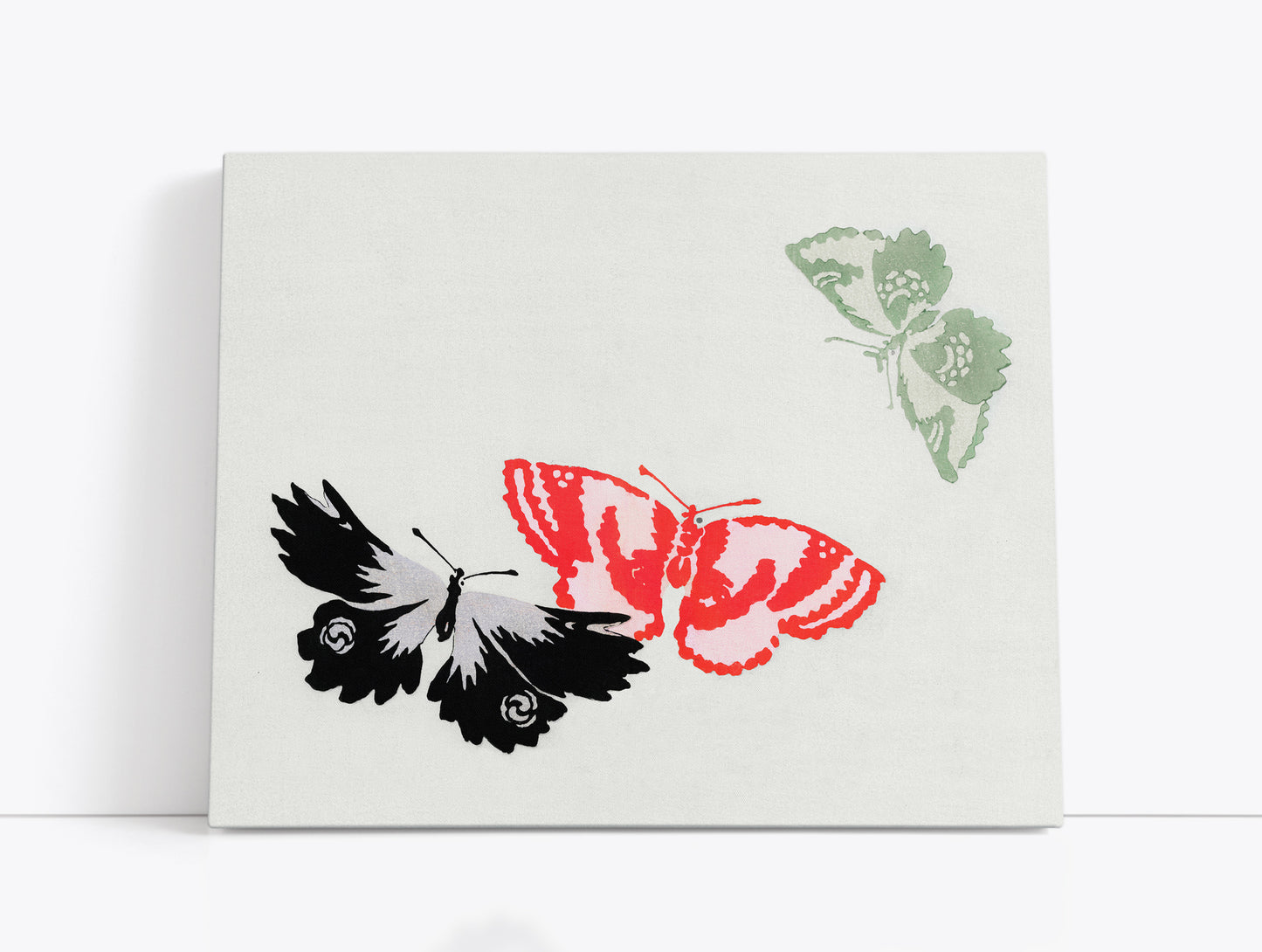 Kamisaka Sekka's  Cho senshu (One Thousand Butterflies) 1904 - 5 // Wall Art Print - Artrise