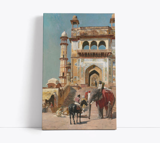Before A Mosque by Lord Edwin Weeks 1883 - Artrise