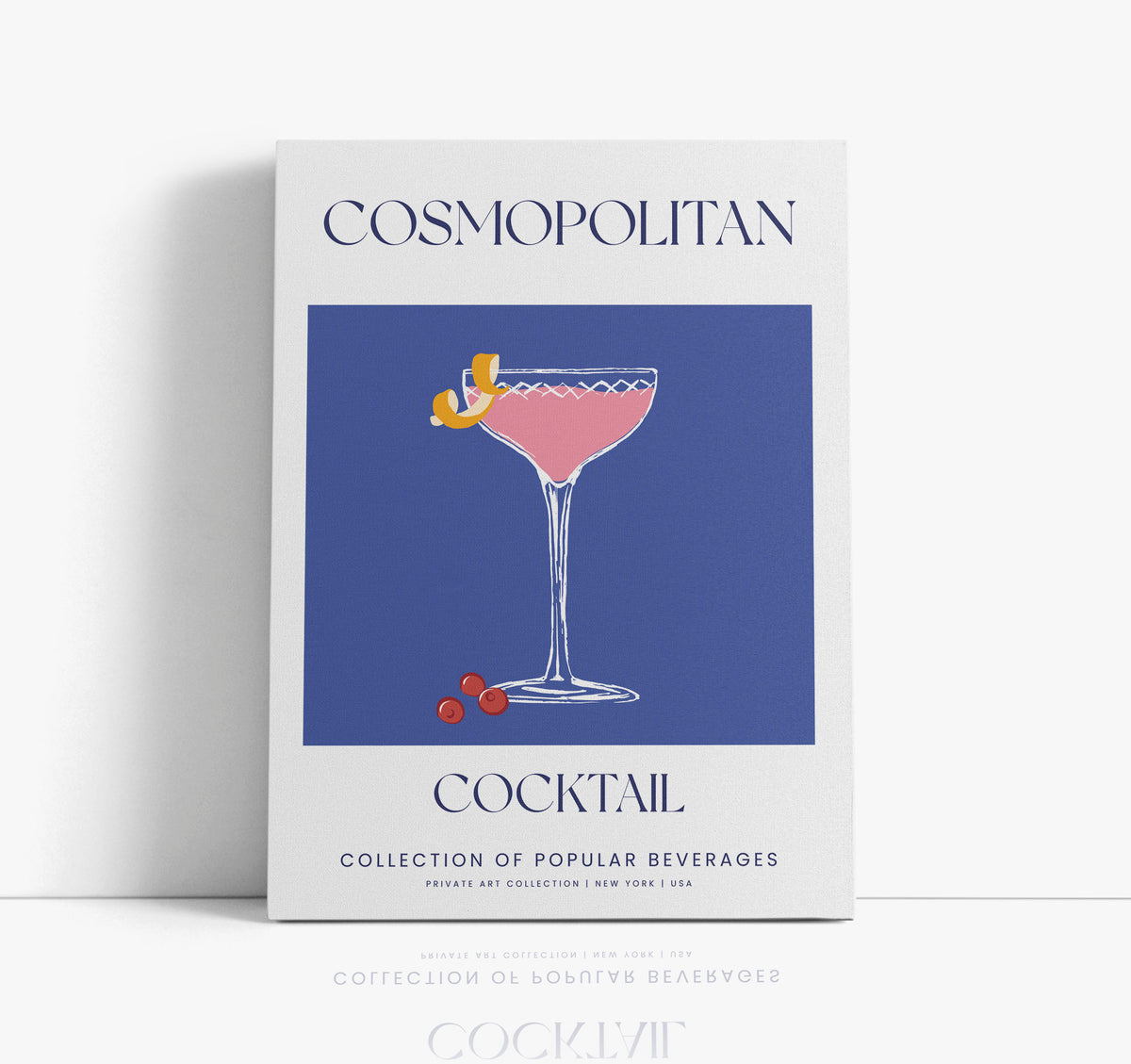 Cosmopolitan Cocktail Wall Art Print - Artrise
