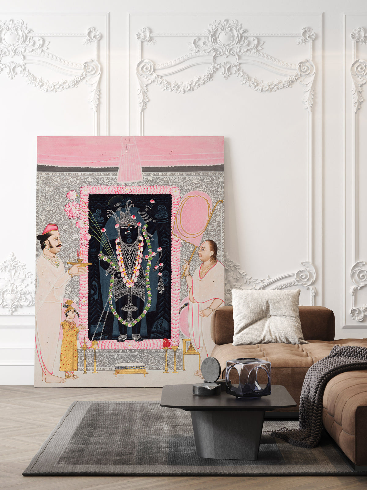Shrinath Ji by Ghasiram Hardev Sharma Wall Art Print