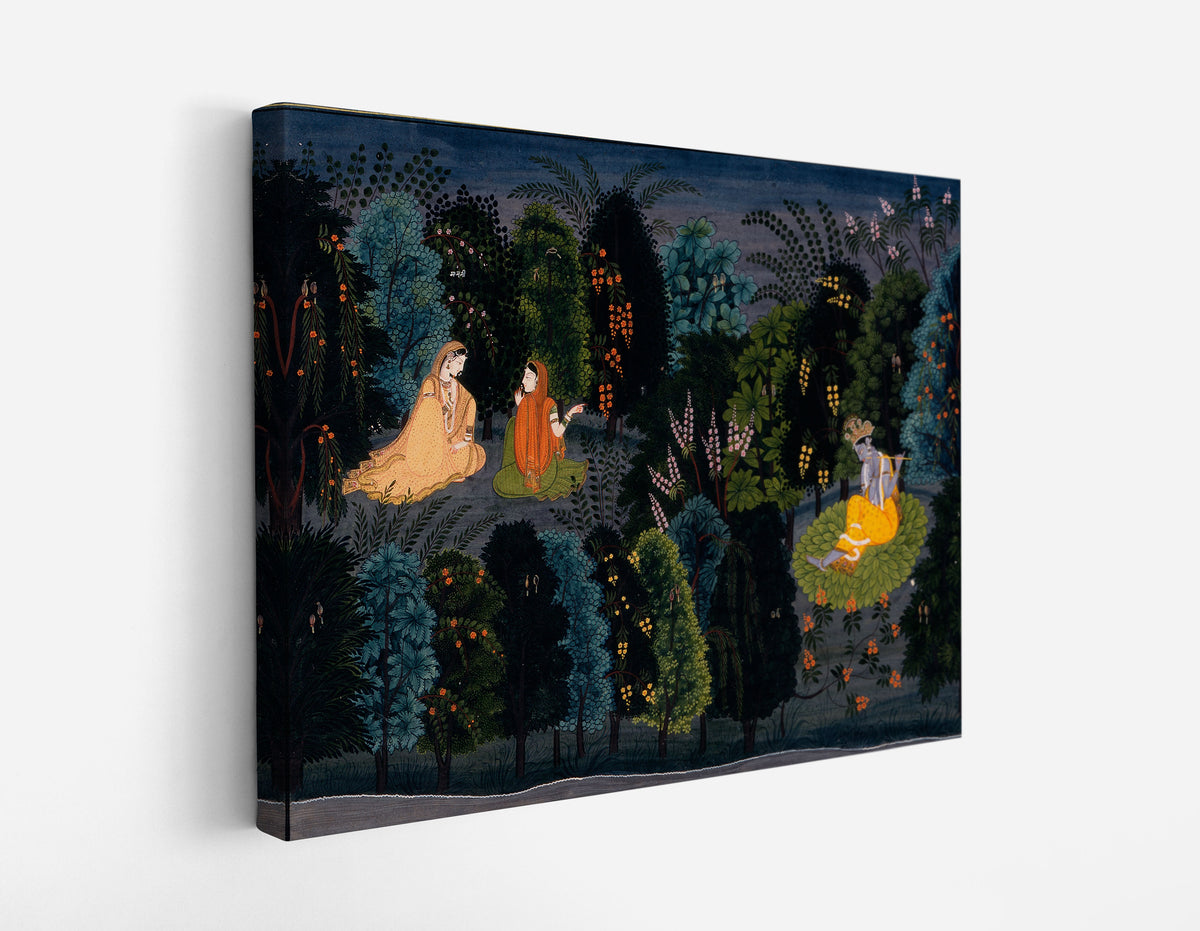 Radha Krishna Night Time Landscape - Artrise
