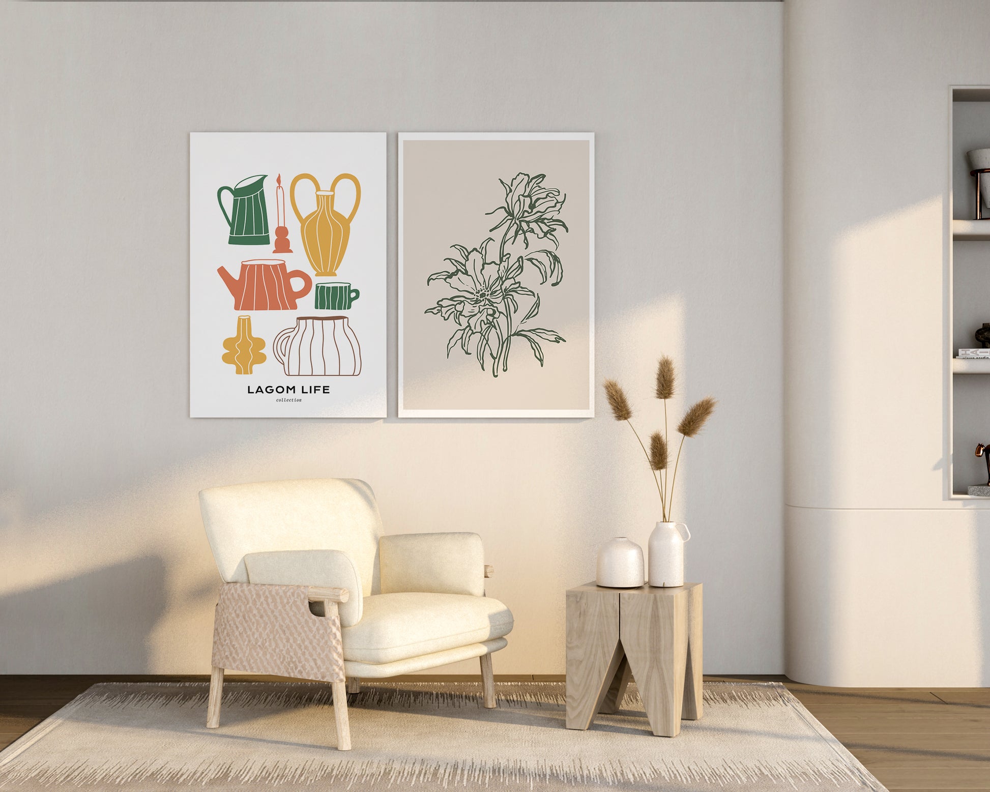 Lagom Life Art Print // Wall Art Print - Artrise