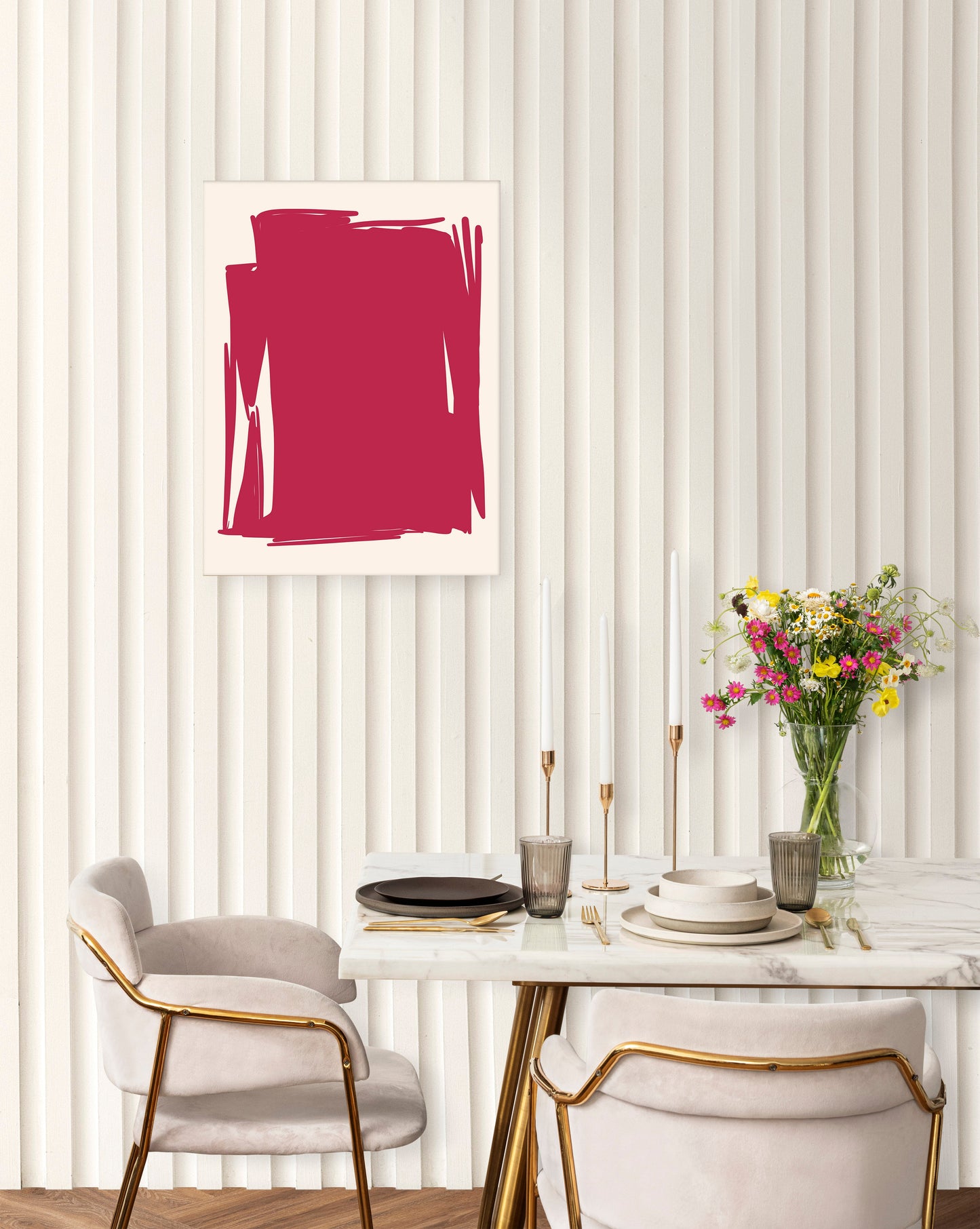 Magenta Infusion Art Print // Wall Art Print - Artrise