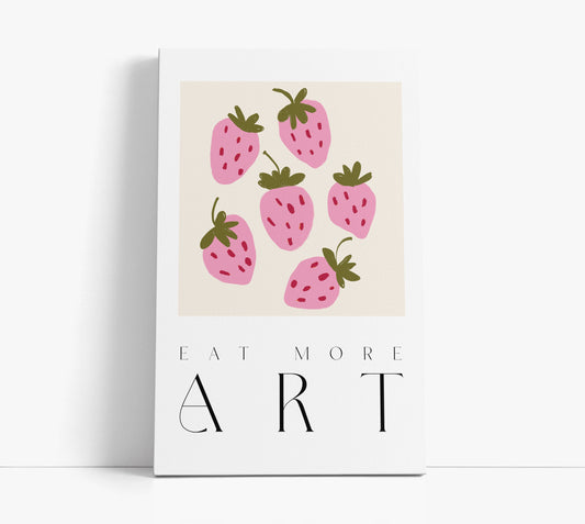 'Eat More Art' Wall Art Print - Artrise