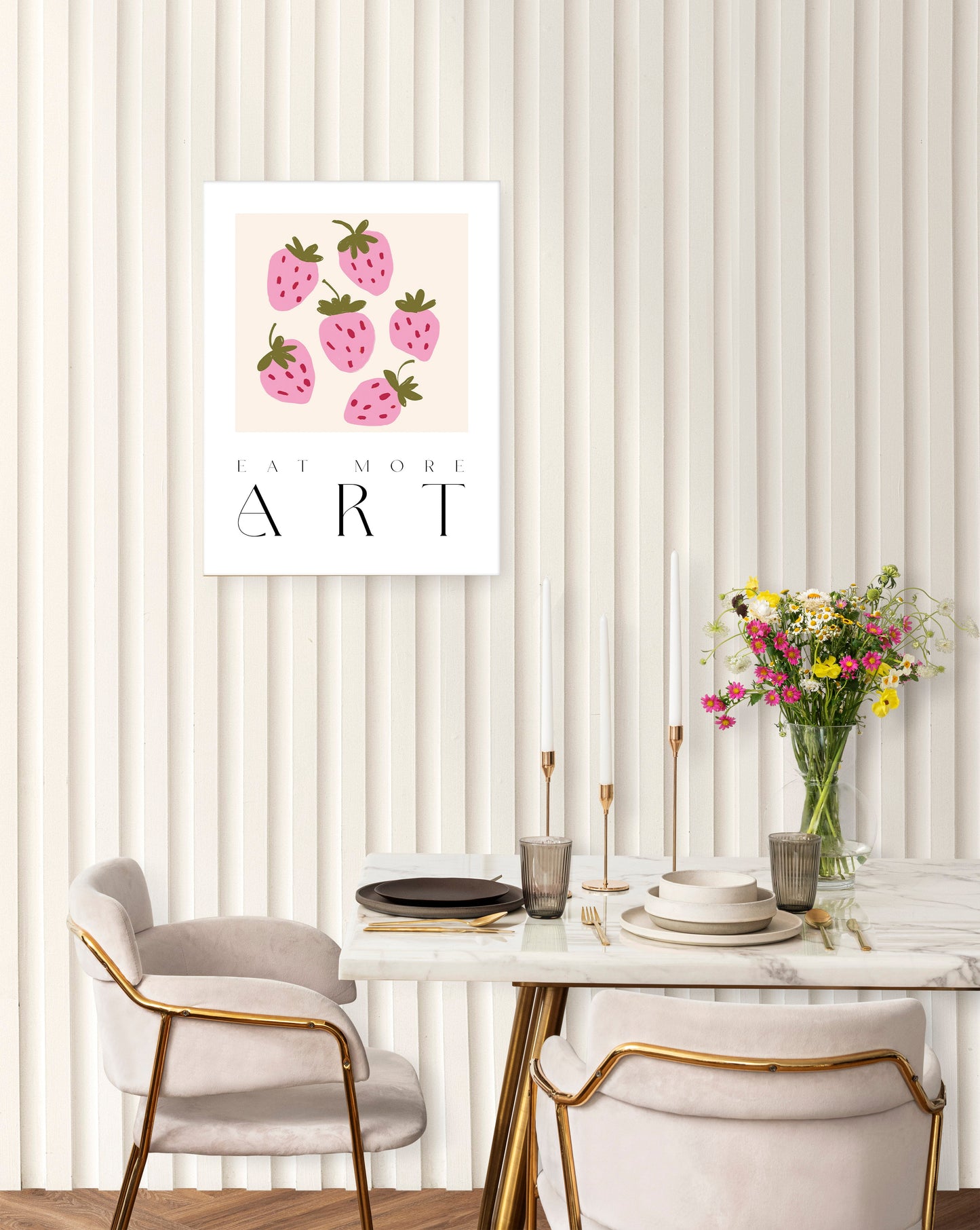 'Eat More Art' Wall Art Print - Artrise