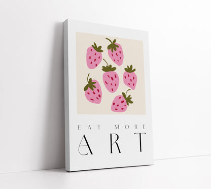 'Eat More Art' Wall Art Print - Artrise