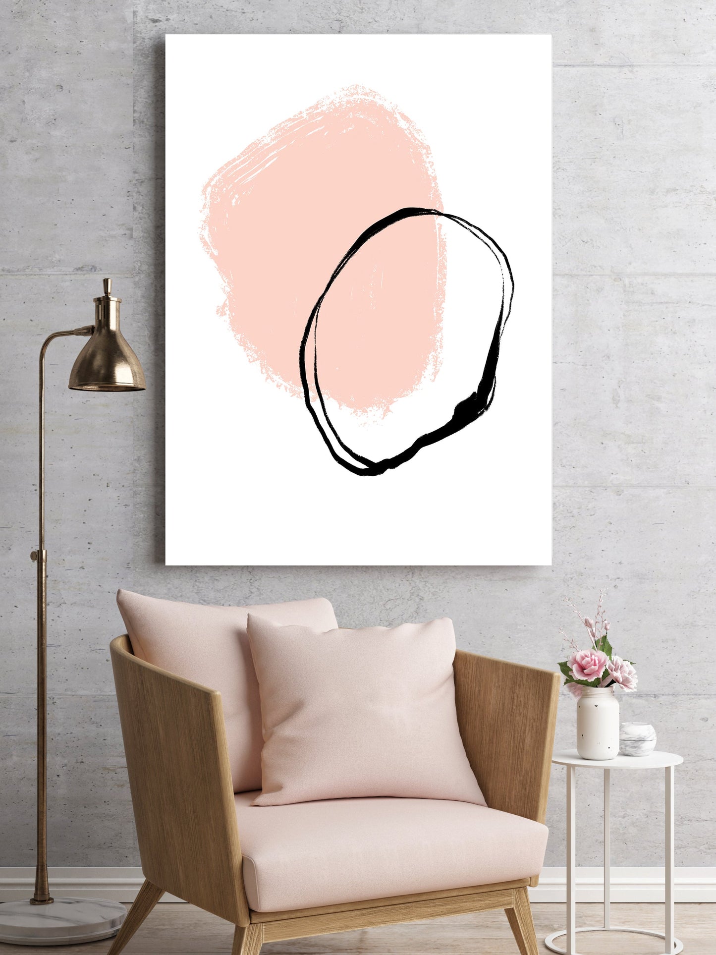 Blush Serenity Wall Art Print - Artrise