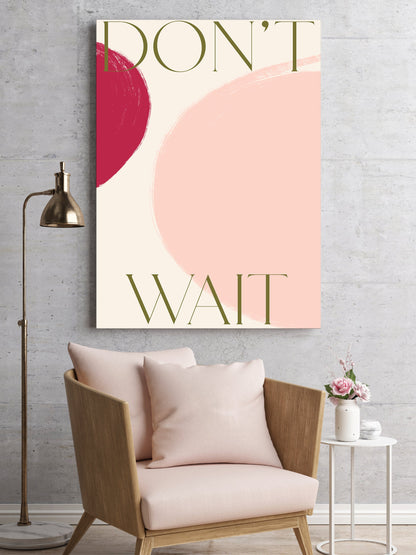 Blush Typography Wall Art Print - Artrise