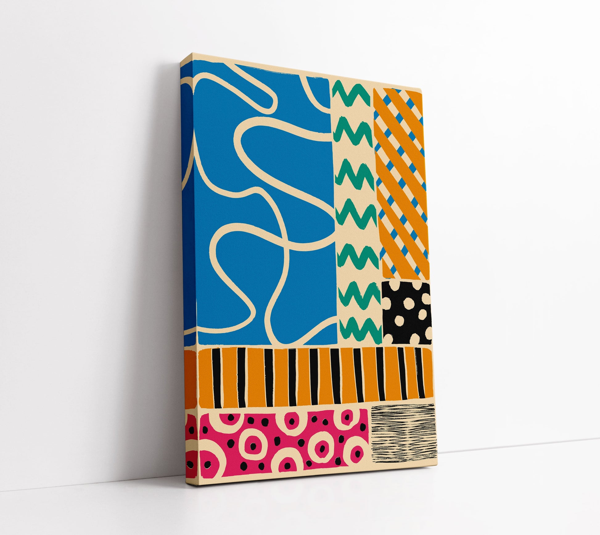 Vibrant & Playful Abstract Art Print - Artrise
