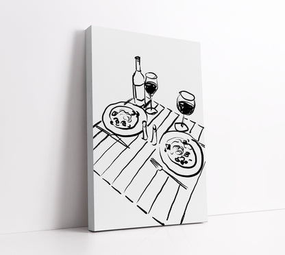 Wine and Dine 2 Wall Art Print - Artrise
