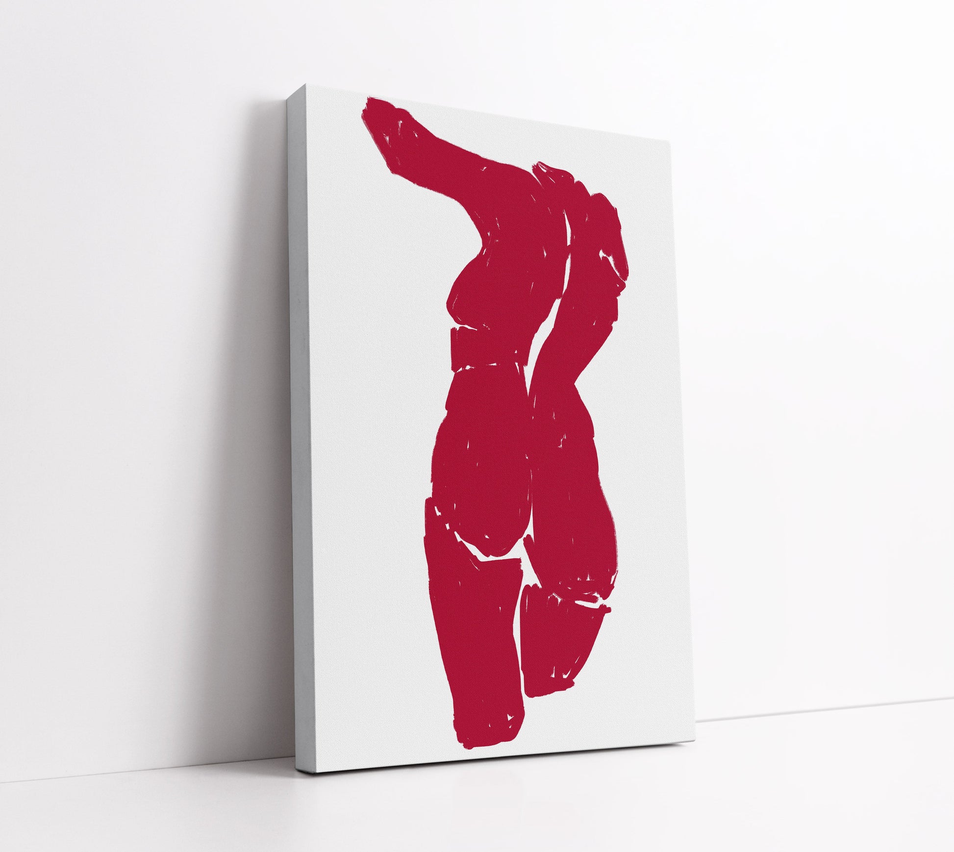 Magenta Silhouette Art Print // Wall Art Print - Artrise