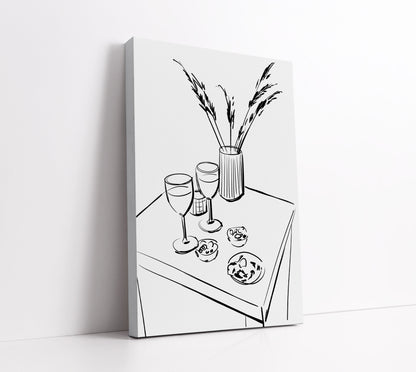 Wine and Dine Wall Art Print - Artrise