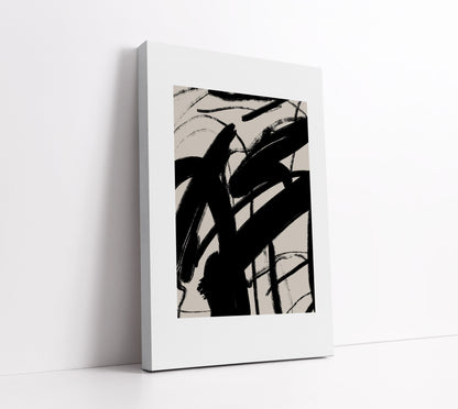 Beige Abstract Wall Art Print - Artrise