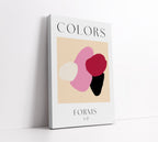 Blush Colour Forms Wall Art Print - Artrise
