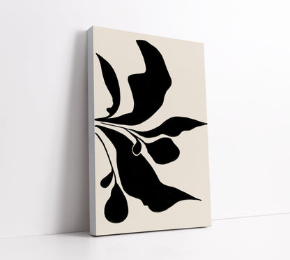 Black Floral Wall Art Print - Artrise