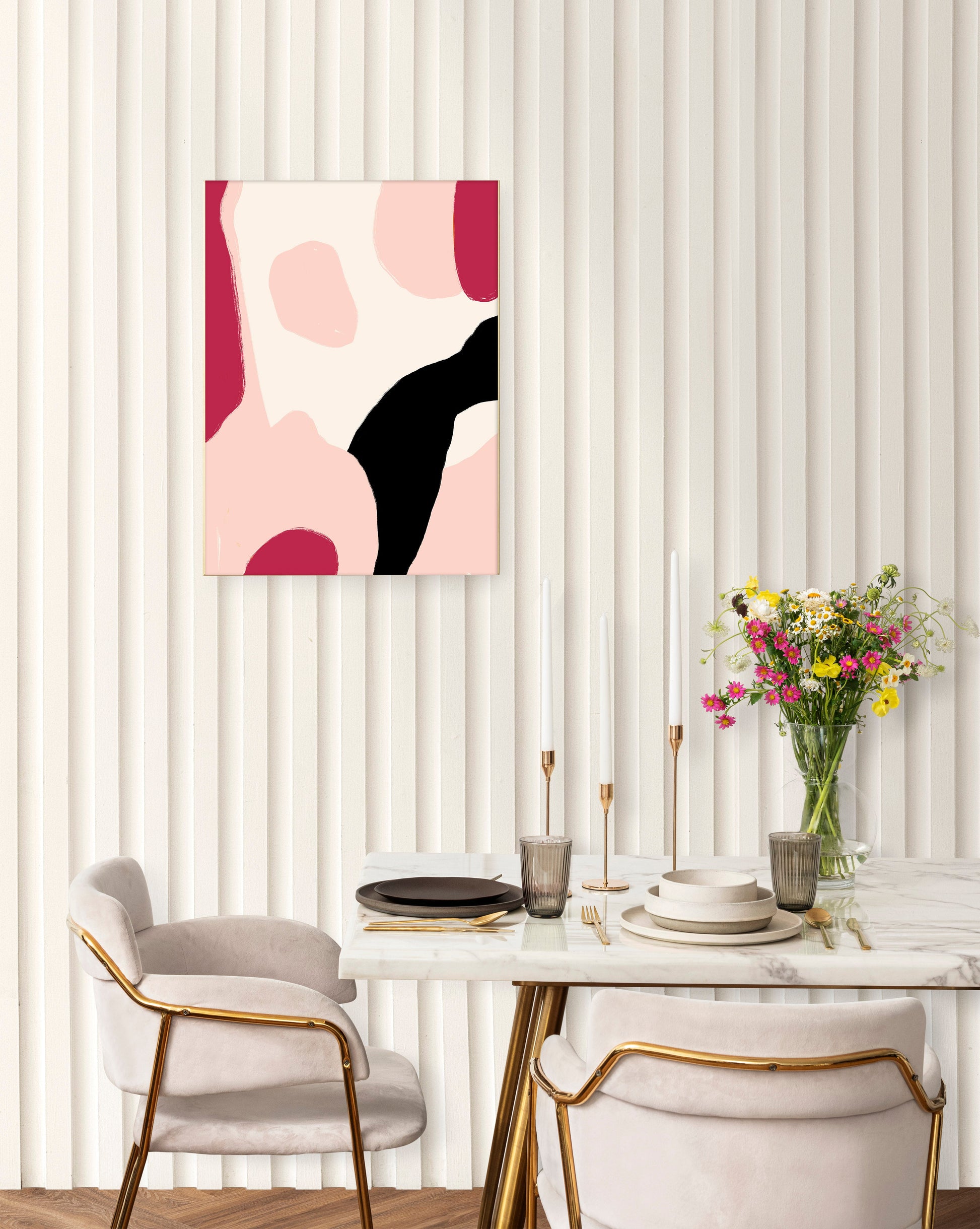 Magenta Rhapsody Art Print // Wall Art Print - Artrise