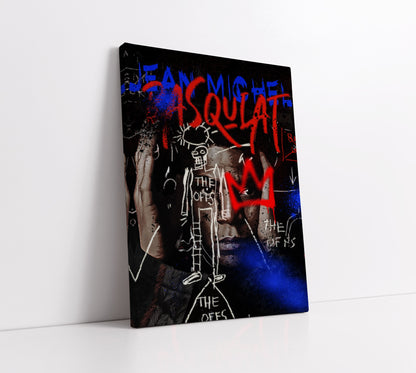 Basquiat Inspired Pop Art Print // Wall Art Print - Artrise